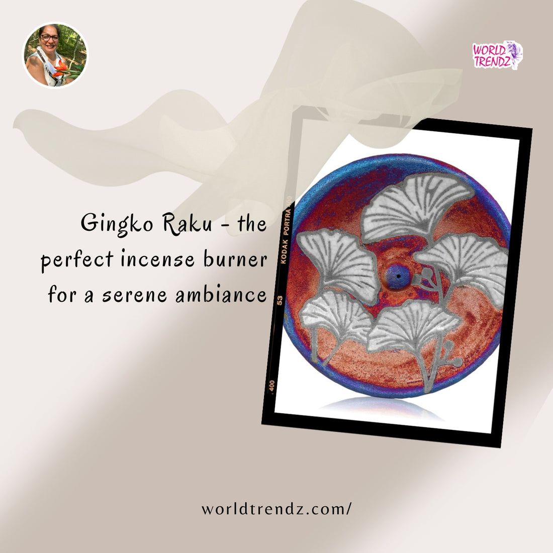 Find Your Zen with Gingko Raku: The Must-Have Incense Burner for a Calming Home