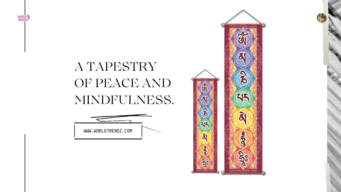 Elevate Your Space with Harmony: The Om Mani Padme Hum Affirmation Banners