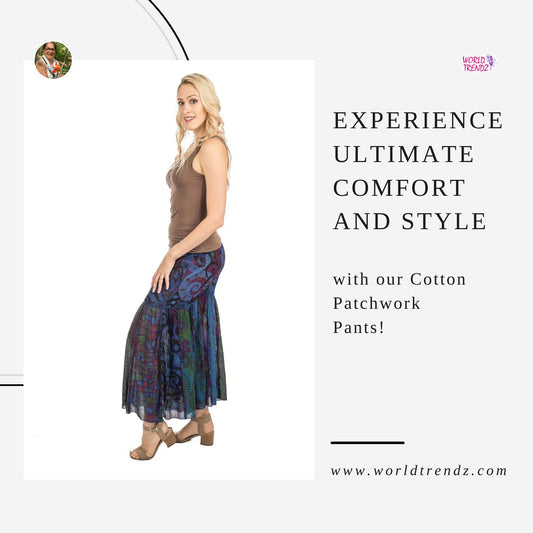 Discover the Fashion Phenomeno and Revamp Your Wardrobe with Pants-Cotton Patchwork 218279