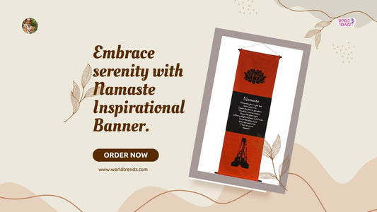 Namaste Large Inspirational Banner