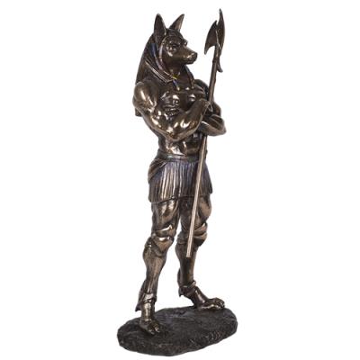 Anubis Egyptian Jackal God Statue – Hand-Painted Cold Cast Resin, Ancient Egyptian Embalming God Sculpture 5
