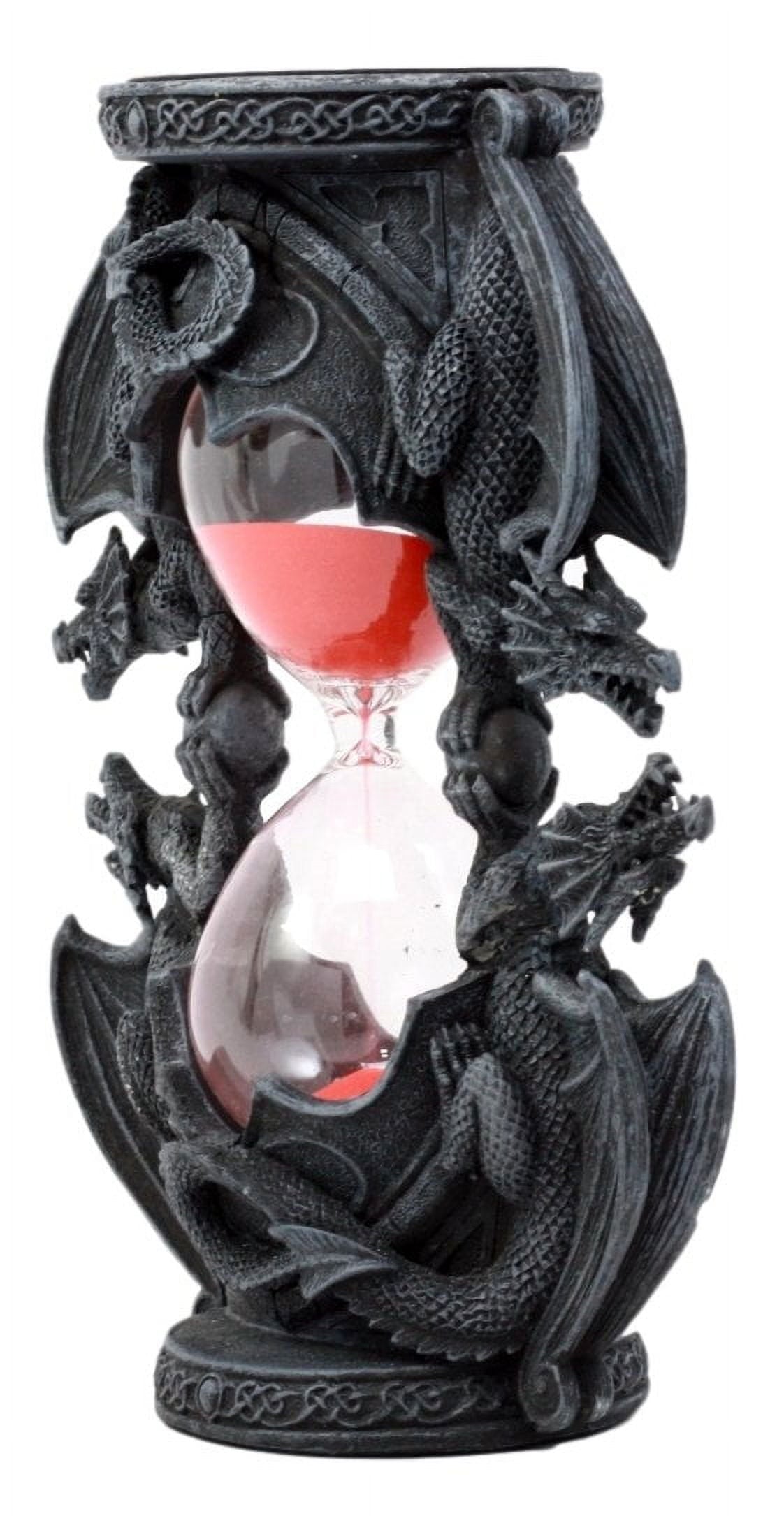 Dual Dragon SandTimer – Hand-Painted Resin Hourglass Sculpture for Home & Office Décor 1
