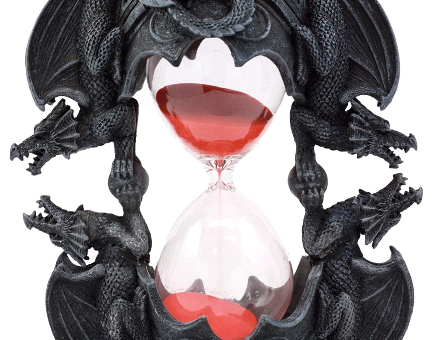 Dual Dragon SandTimer – Hand-Painted Resin Hourglass Sculpture for Home & Office Décor 2