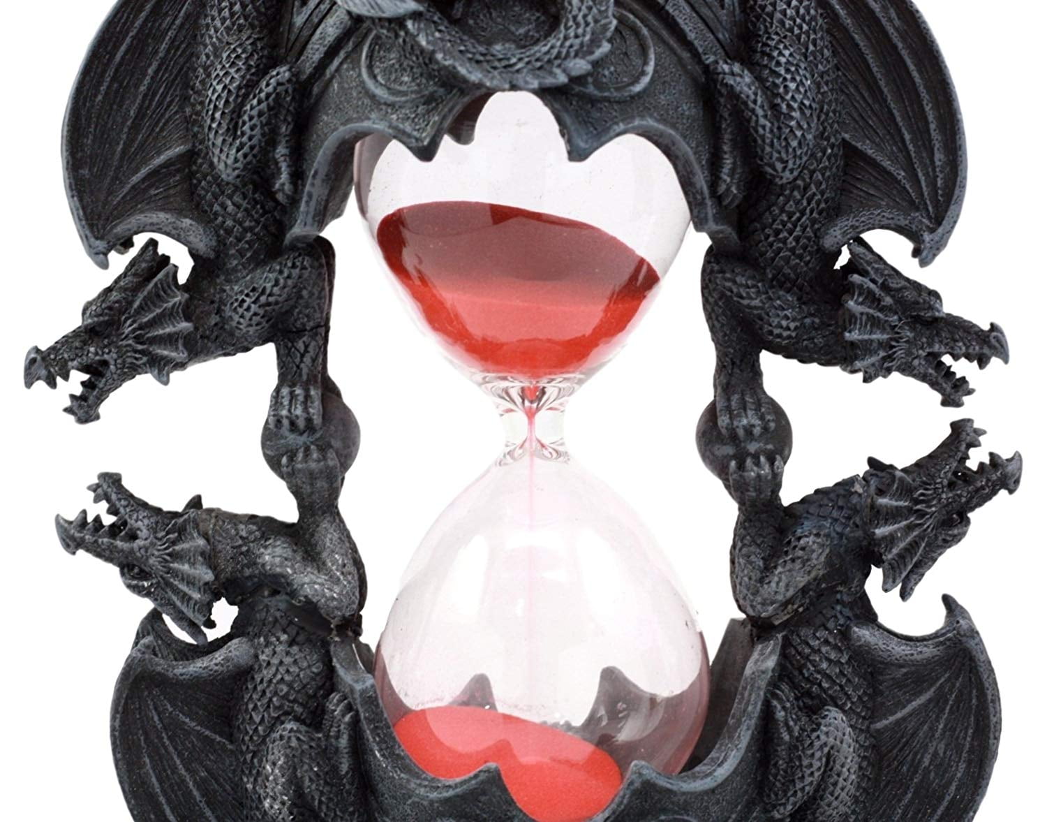 Dual Dragon SandTimer – Hand-Painted Resin Hourglass Sculpture for Home & Office Décor 2
