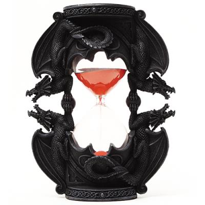 Dual Dragon SandTimer – Hand-Painted Resin Hourglass Sculpture for Home & Office Décor 3