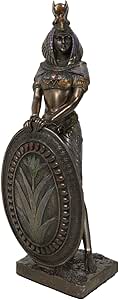 Isis Goddess Statue – Hand-Painted Resin, Egyptian Fertility & Nature Goddess Sculpture 1