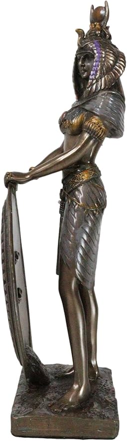 Isis Goddess Statue – Hand-Painted Resin, Egyptian Fertility & Nature Goddess Sculpture 4
