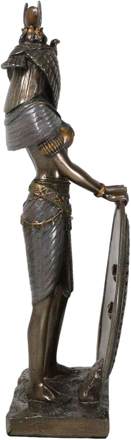 Isis Goddess Statue – Hand-Painted Resin, Egyptian Fertility & Nature Goddess Sculpture 6
