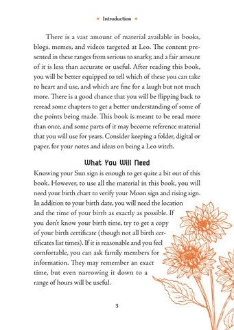 Leo Sun Sign Series Book pg. 3