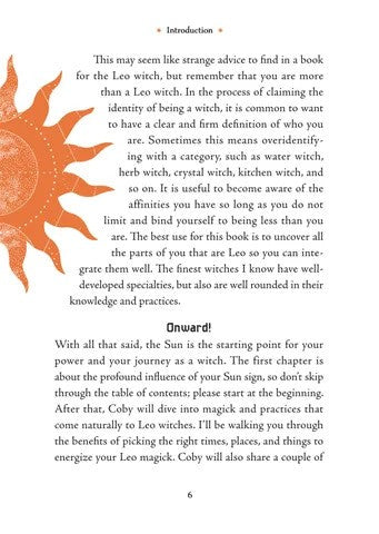 Leo Sun Sign Series Book pg. 6
