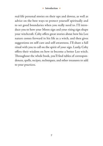 Leo Sun Sign Series Book pg. 7
