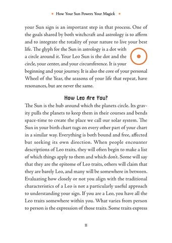 Leo Sun Sign Series Book pg. 11