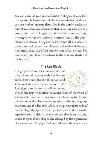 Leo Sun Sign Series Book pg. 13