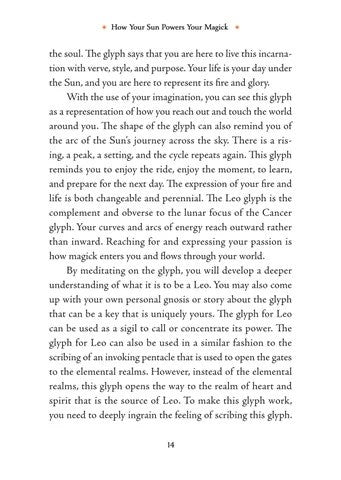 Leo Sun Sign Series Book pg. 14