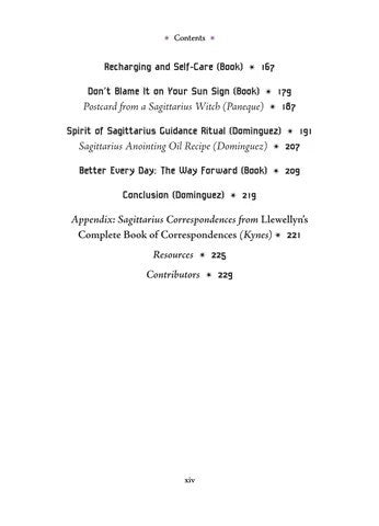 Sagittarius Sun Sign Series Book Contents 2