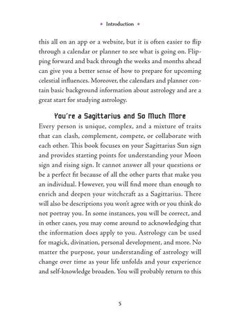 Sagittarius Sun Sign Series Book pg. 5
