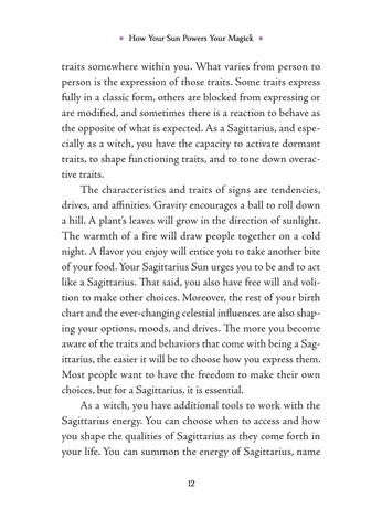 Sagittarius Sun Sign Series Book pg. 12