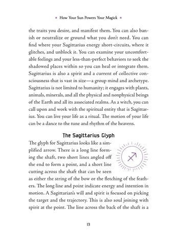 Sagittarius Sun Sign Series Book pg. 13