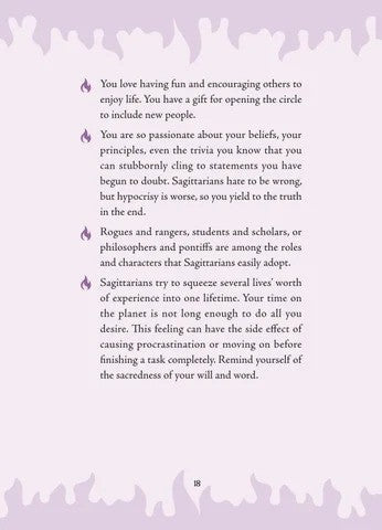 Sagittarius Sun Sign Series Book pg. 18