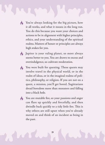 Sagittarius Sun Sign Series Book pg. 19