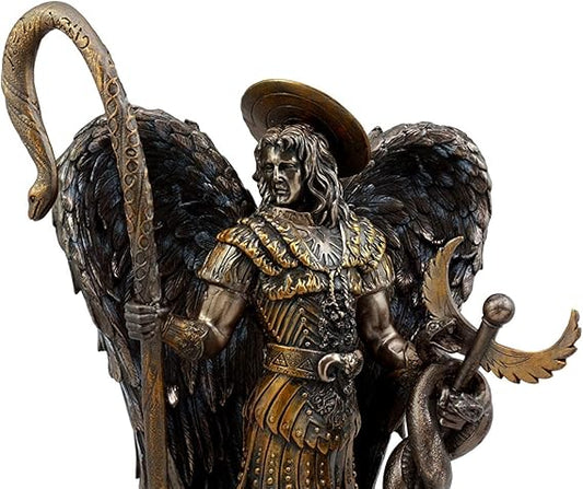 Saint Raphael Archangel Statue – Hand-Painted Resin, Patron of Healing & Penance 1