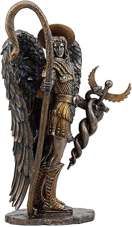 Saint Raphael Archangel Statue – Hand-Painted Resin, Patron of Healing & Penance 2