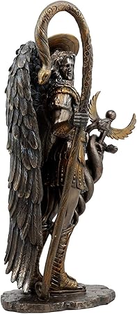 Saint Raphael Archangel Statue – Hand-Painted Resin, Patron of Healing & Penance 4