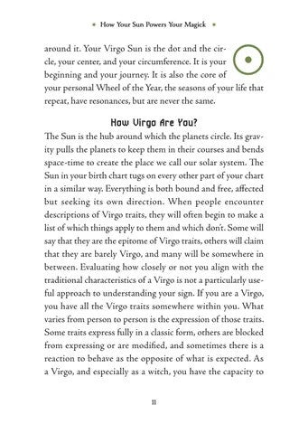 Virgo Sun Sign Series Book pg. 11