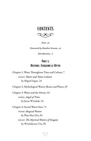 Water Magic Book Contents