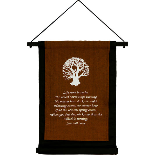 TREE OF LIFE SMALL INSPIRATIONAL BANNER WALL HANGING