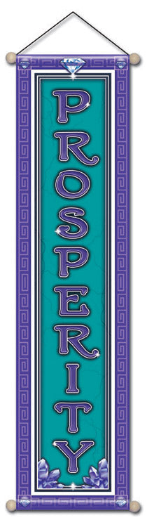 PROSPERITY AFFIRMATION BANNER WALL HANGING