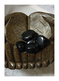 BLACK OBSIDIAN HEALING TUMBLED STONE