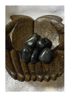 BLACK TOURMALINE HEALING TUMBLED STONE