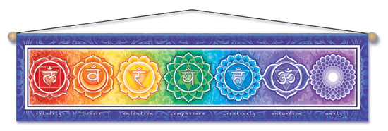 CHAKRA ENERGY ENTRY WAY AFFIRMATION BANNER