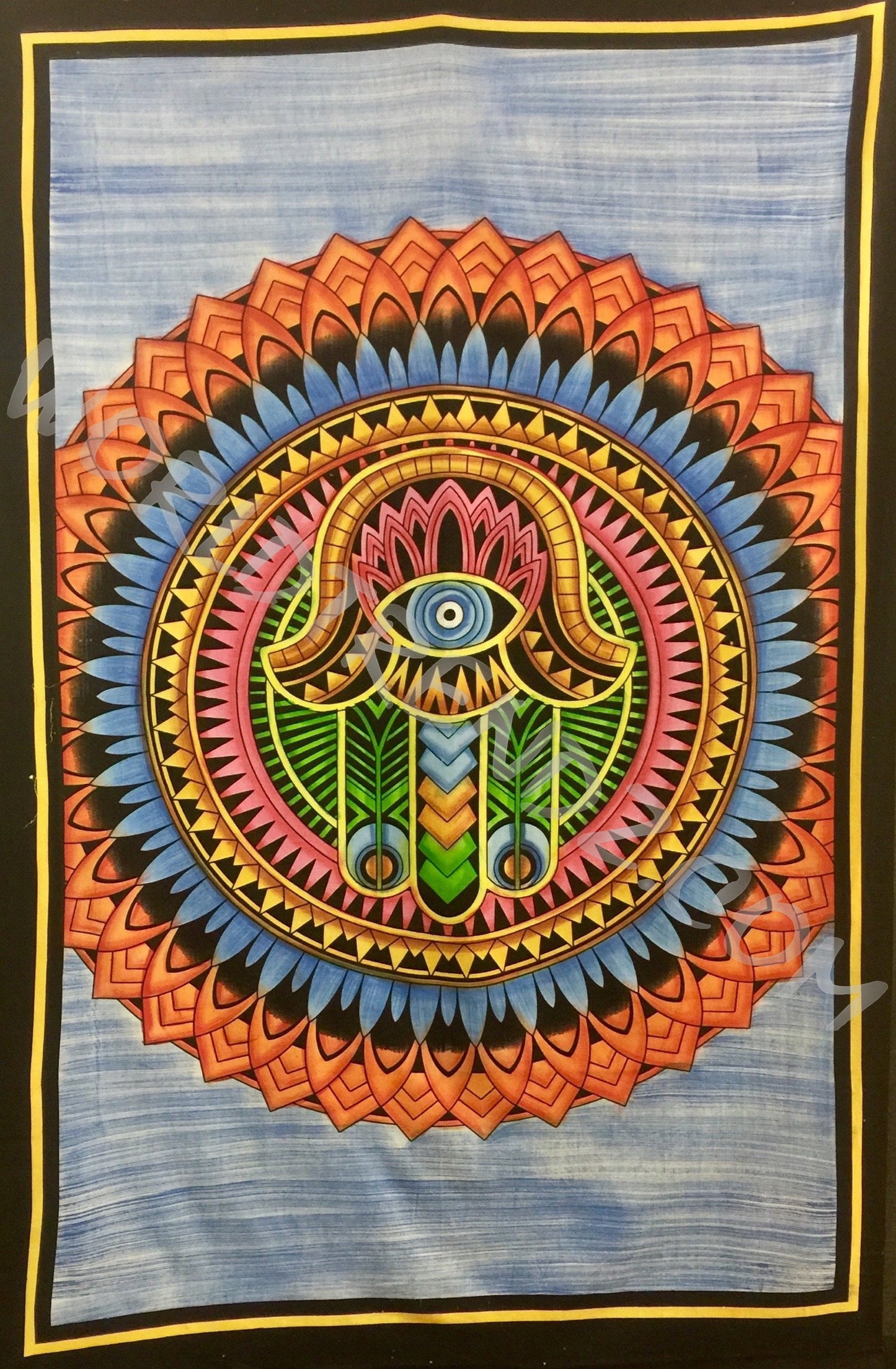 HAMSA HAND TAPESTRY MULTI