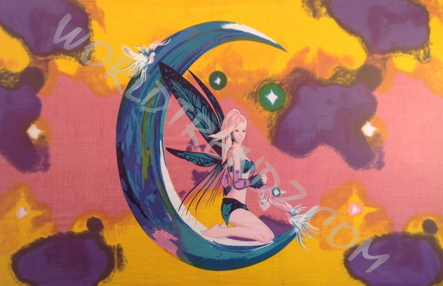 FAIRY ON THE MOON TAPESTRY