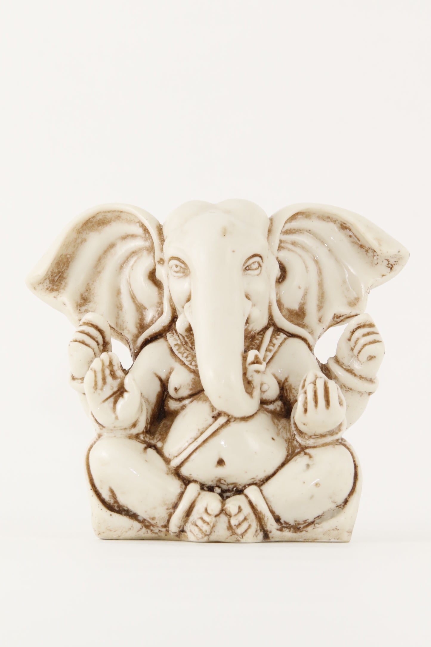 GANESHA BALD POINTY EARS STATUE