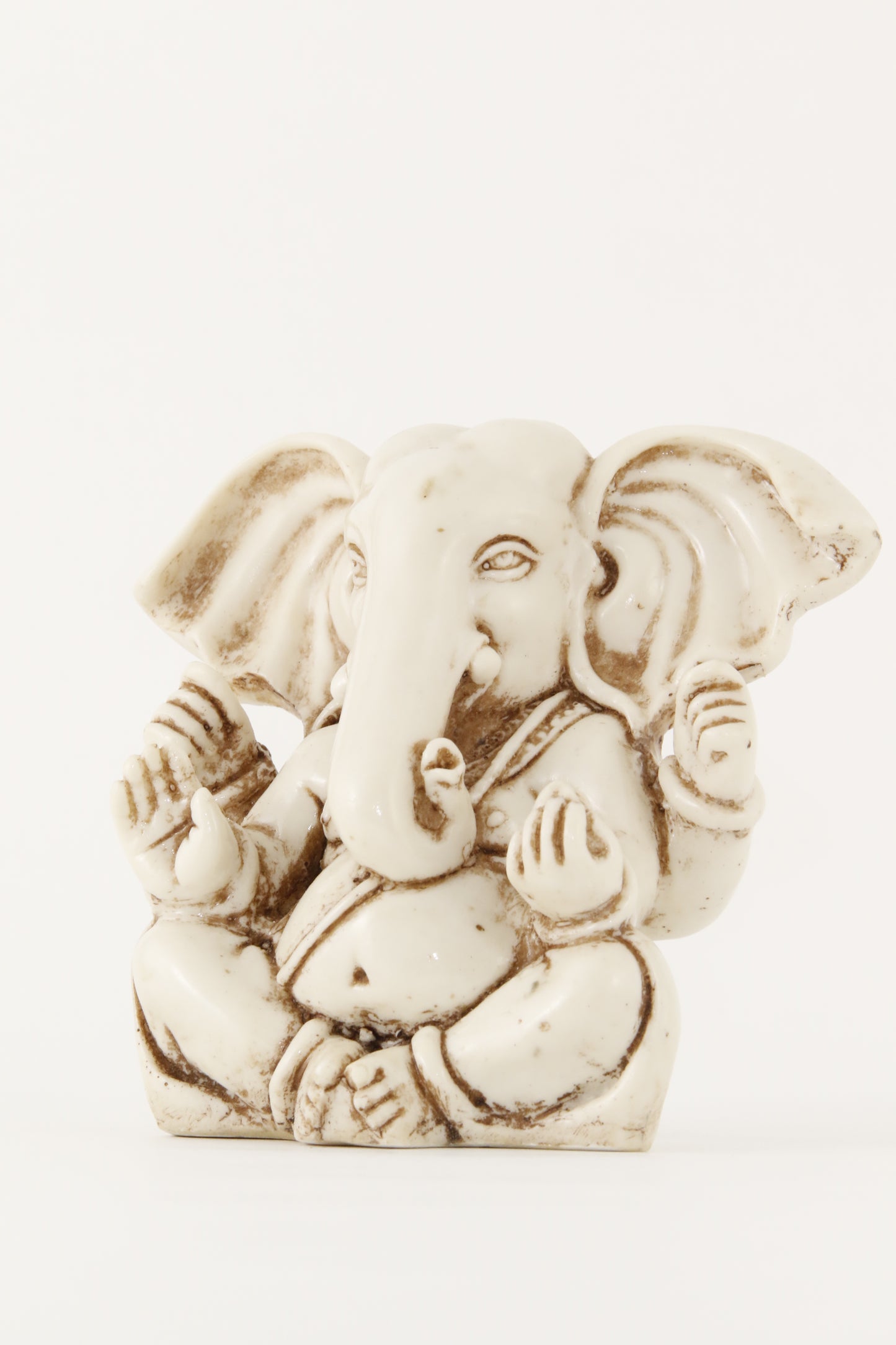 GANESHA BALD POINTY EARS STATUE