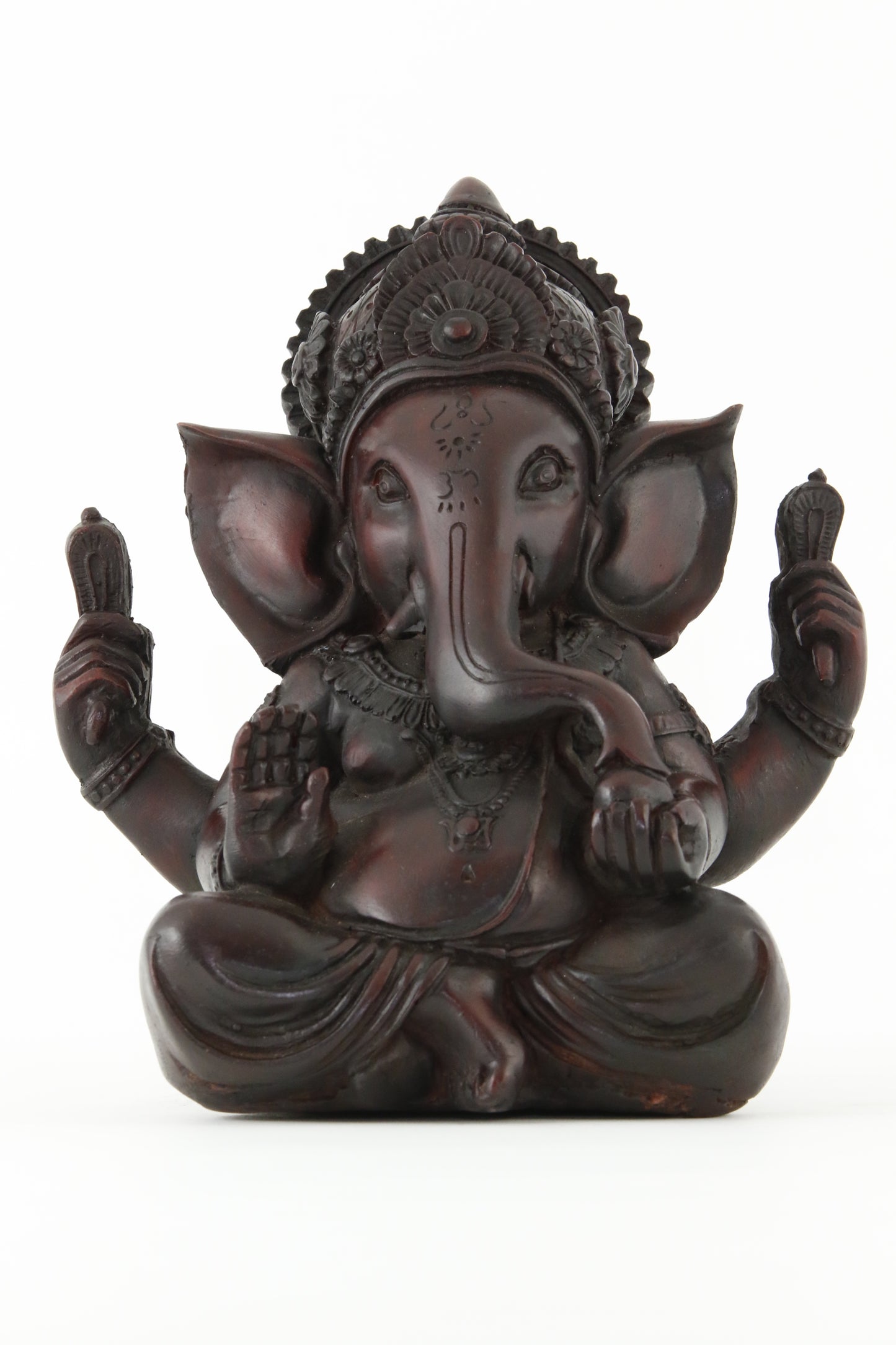 GANESHA AURA STATUE DARK XL FRONT VIEW