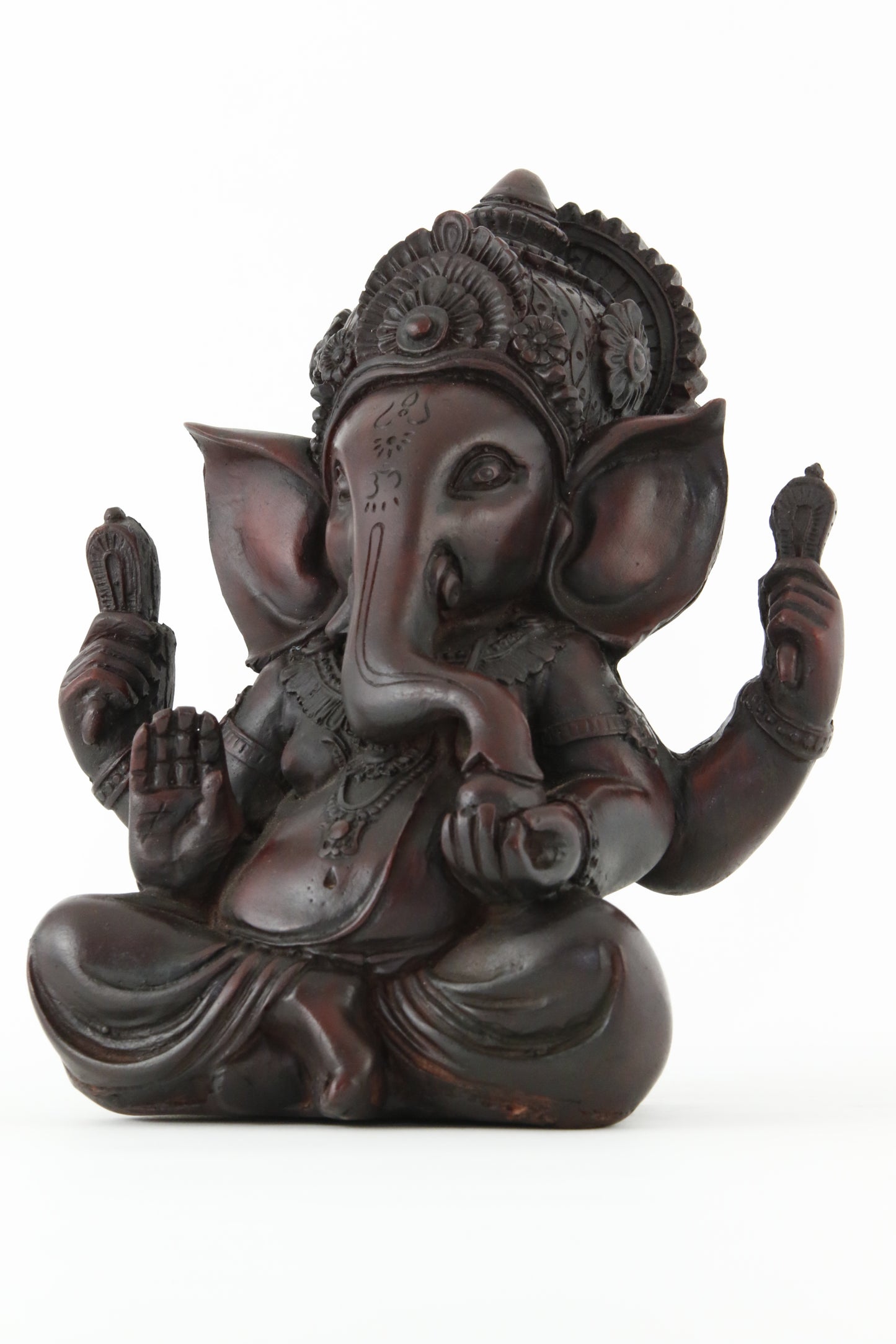 GANESHA AURA STATUE DARK XL SIDE VIEW