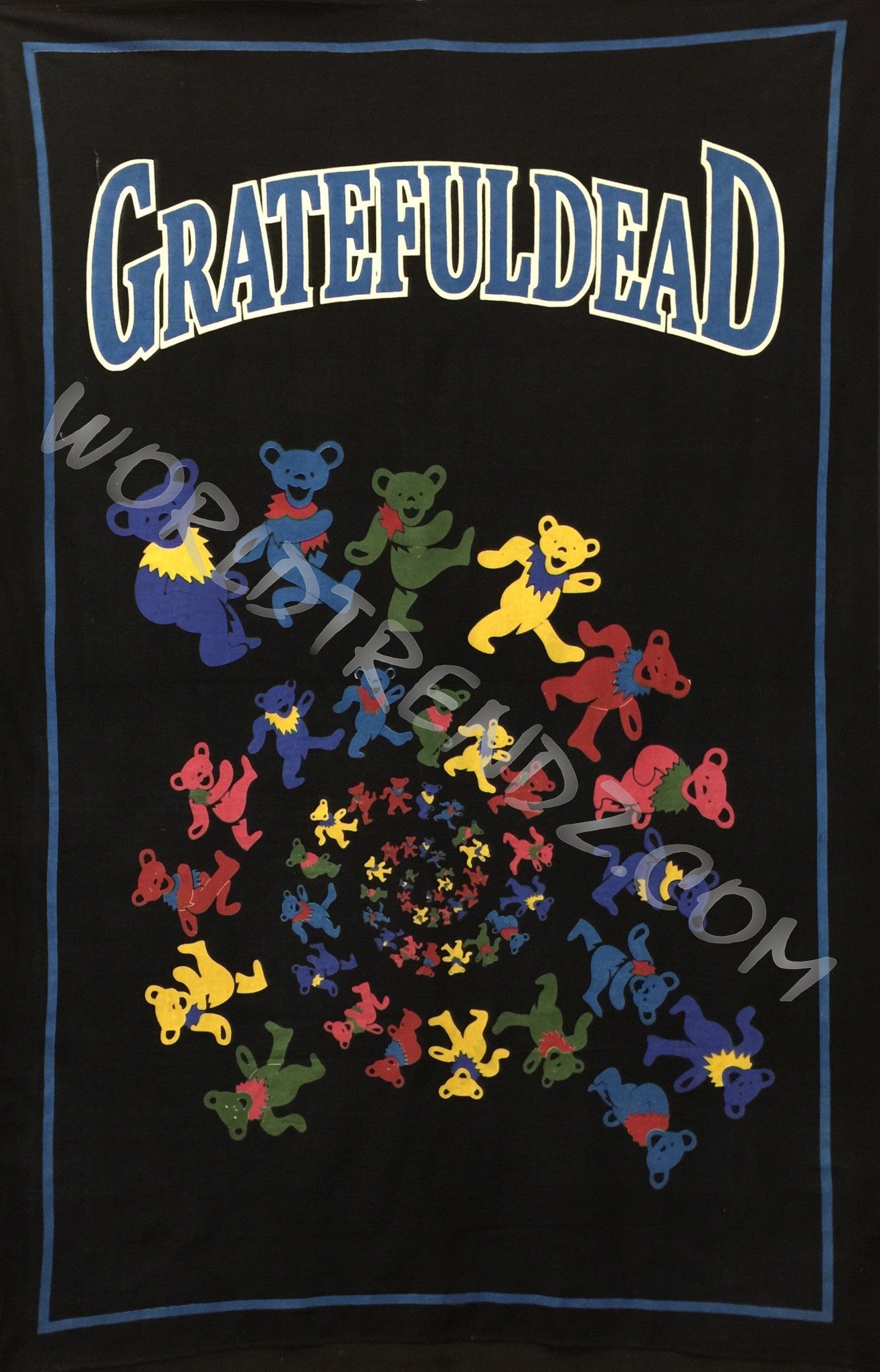 GRATEFUL DEAD TAPESTRY TEDDY BEAR SWIIRL 