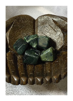 NEPHRITE-JADE HEALING TUMBLED STONE