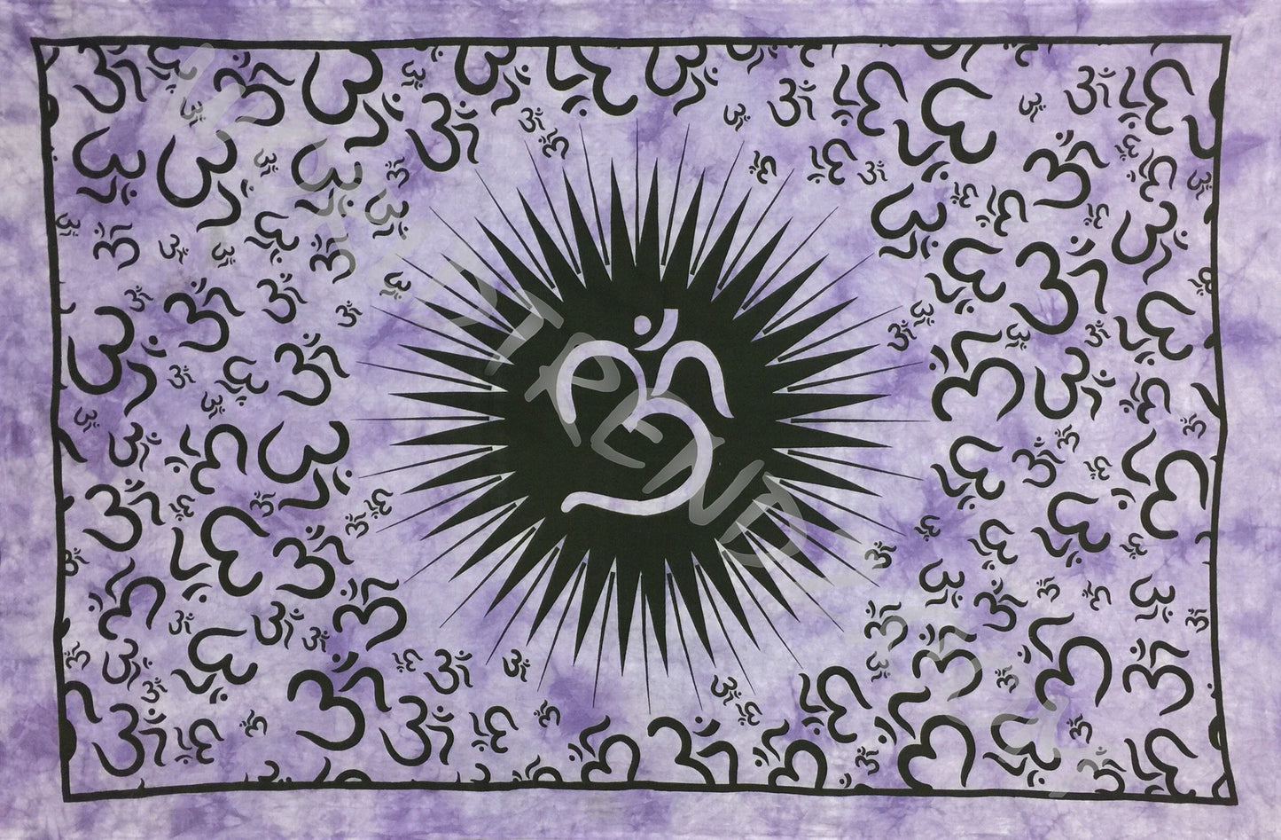 OM SUN TAPESTRY PURPLE