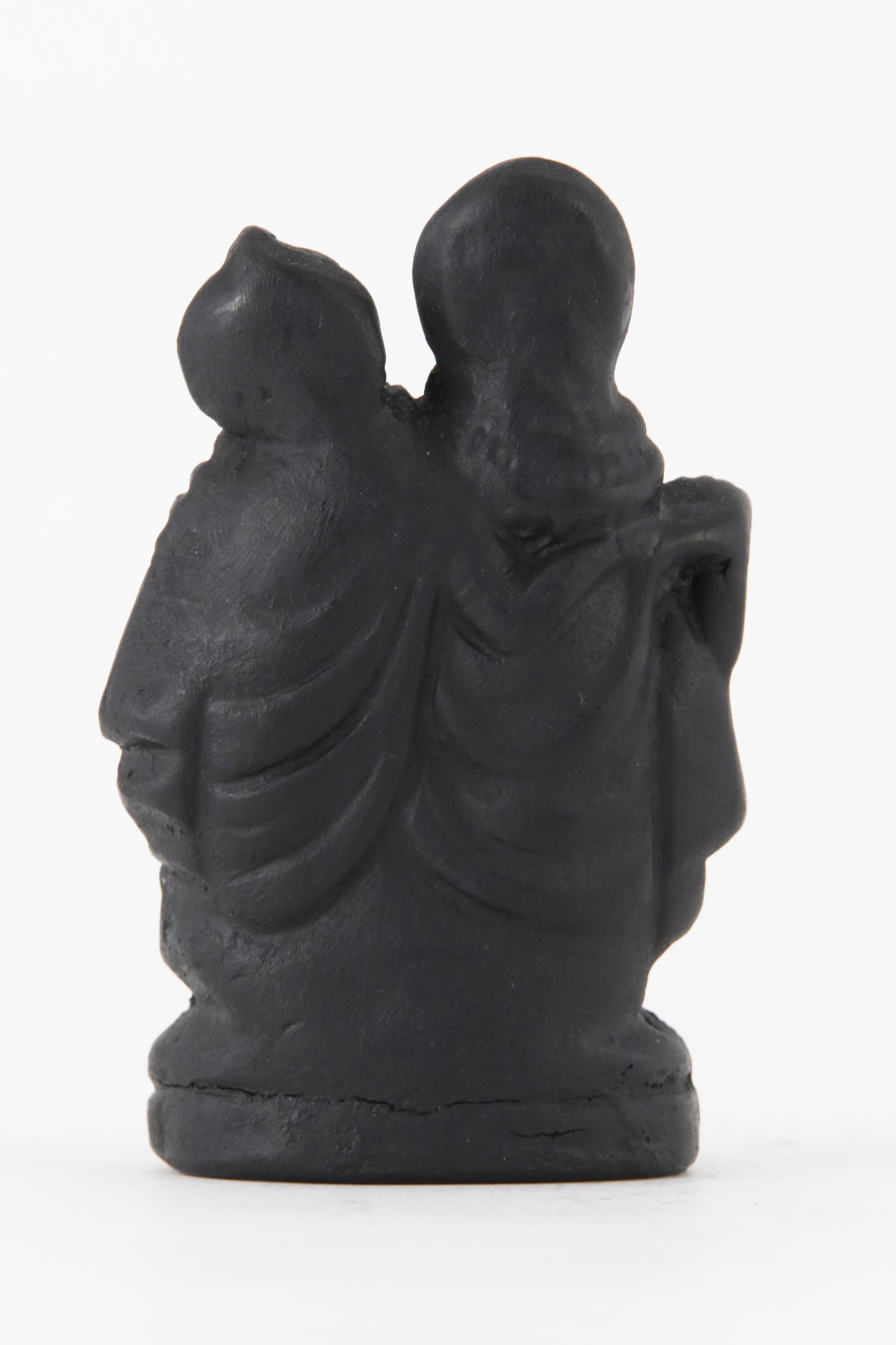 RADHA KRISHNA STATUE DARK SMALL BACK VIEW