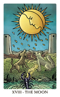 Radiant Wise Spirit Tarot Mini The Moon