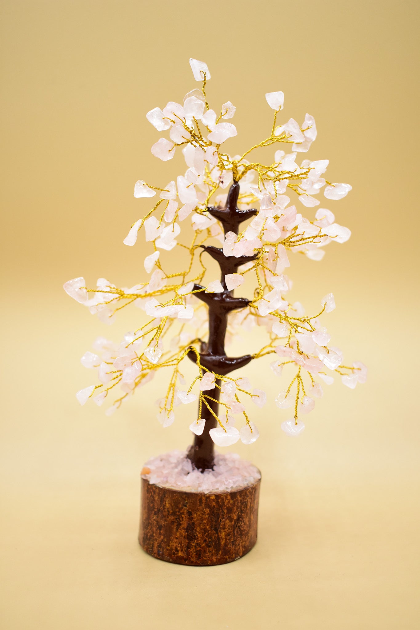 Rose Quartz Gemstone Tree