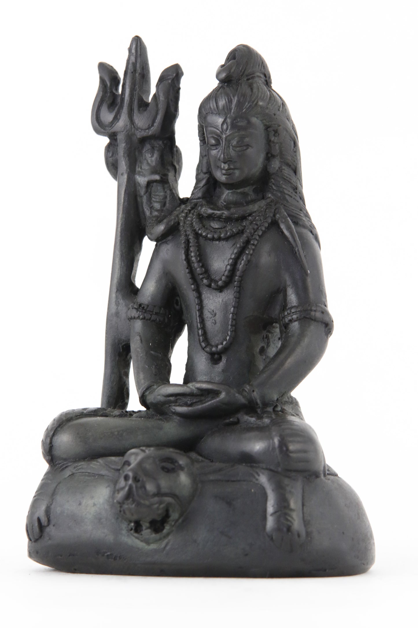 SHIVA TRIDENT STATUE DARK SIDE VIEW