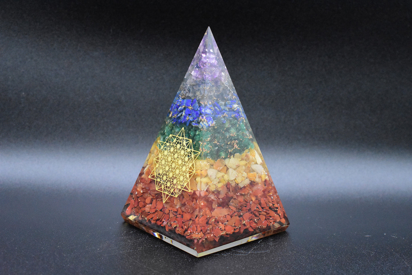 Chakra Large Pyramid Sacred Geometry Symbol