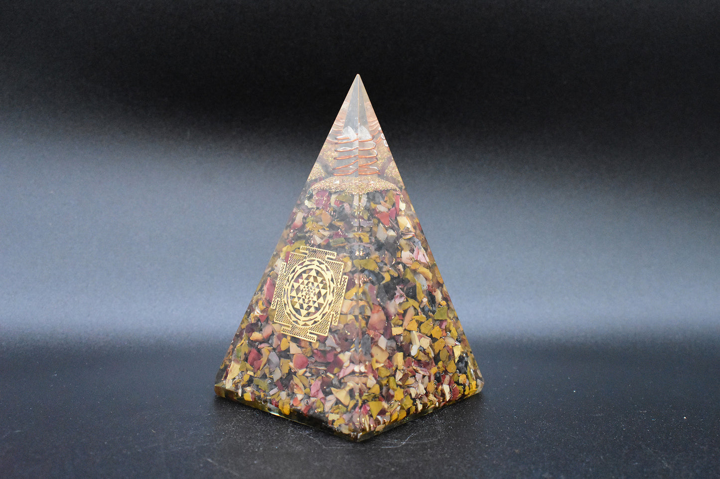 Mookaite Large Pyramid Yantra Symbol