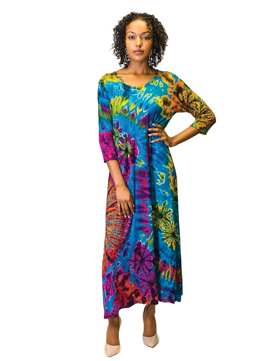 TIE DYE MAXI DRESS